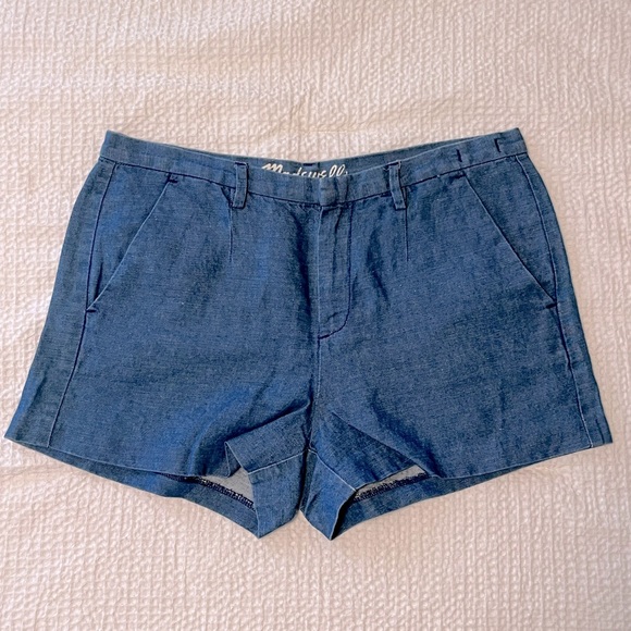Madewell Linen Blend Shorts - Picture 1 of 6